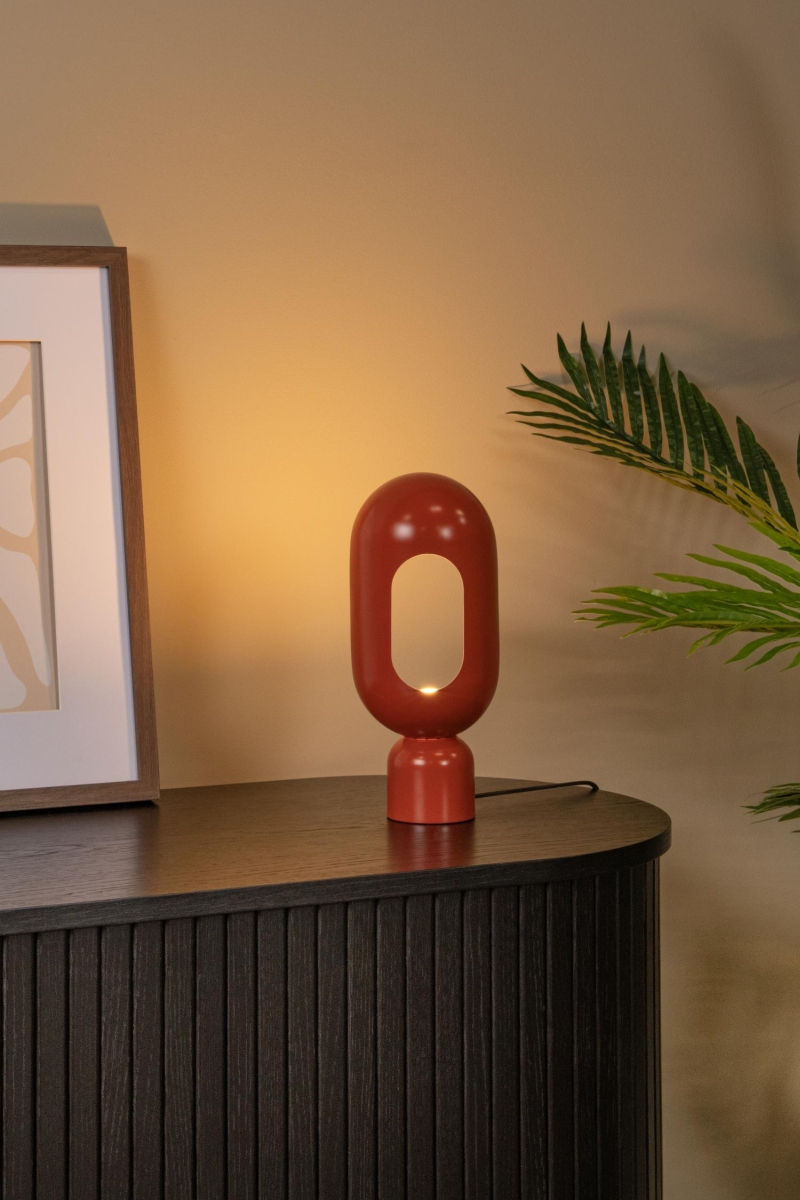 Lucide BARRIS - Stolná lampa - 1xE27 - Terakota